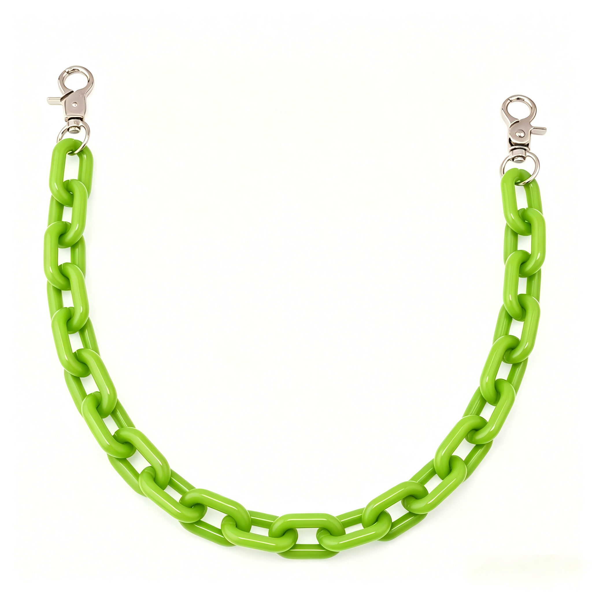 Ounamei Acrylic Chunky Bag Chain Strap – 50cm Lightweight Statement Purse Charm