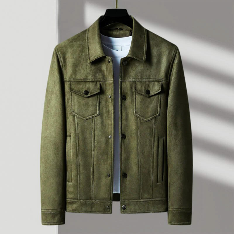 Beverly Suede Retro Jacket  - By Qivii
