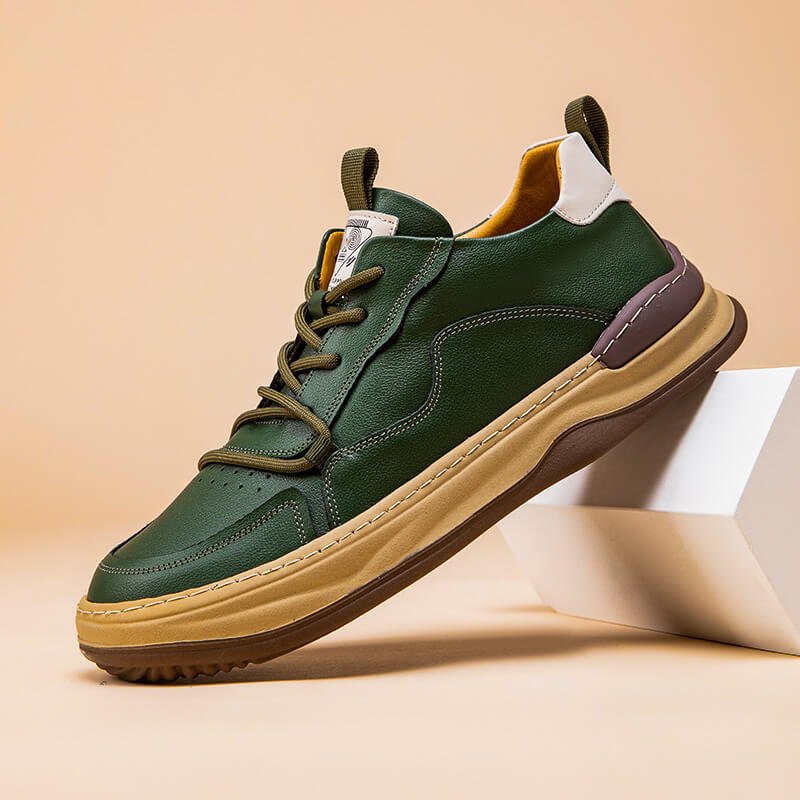 Logan Genuine Leather Sneakers  - By Qivii