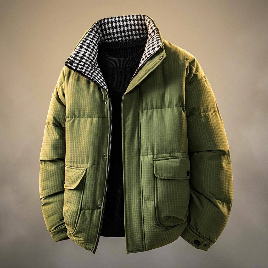 Sinclair Legacy Houndstooth Jacket  - By Qivii