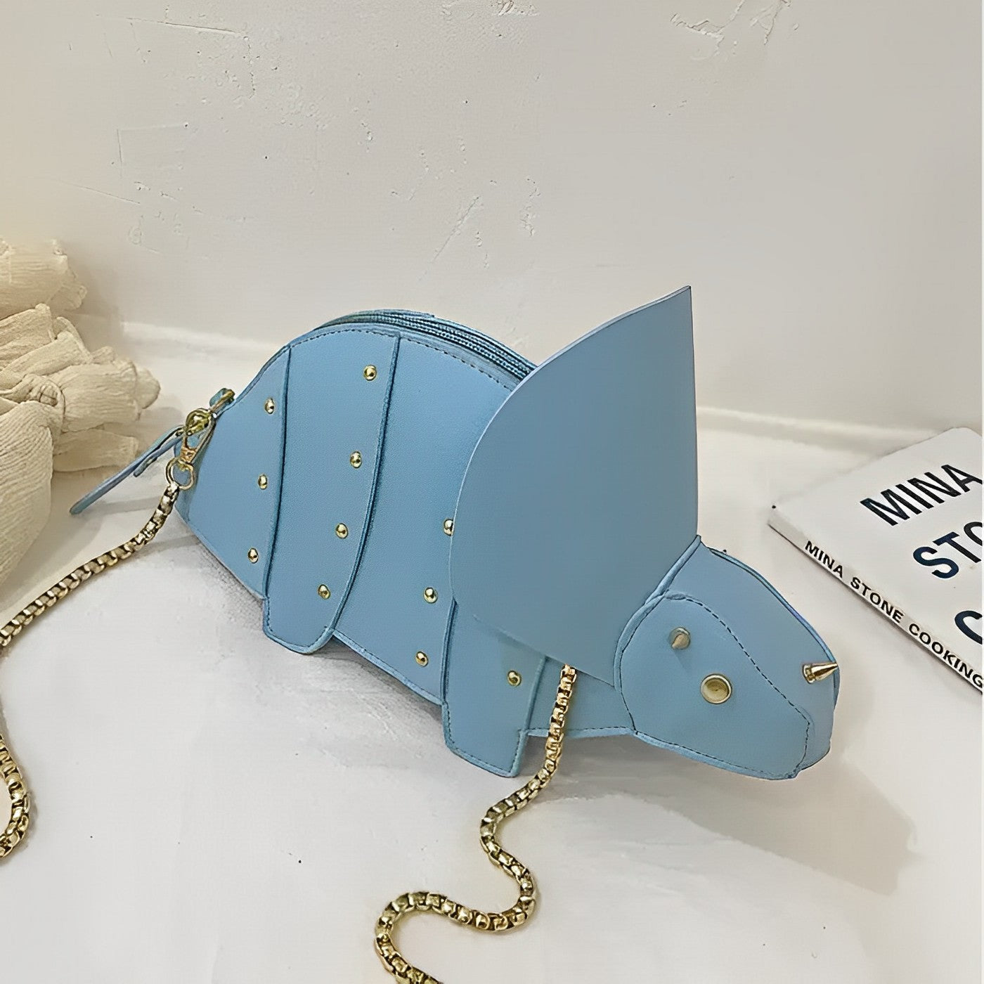 Tricy | Mini Sac Tricératops  - By Qivii