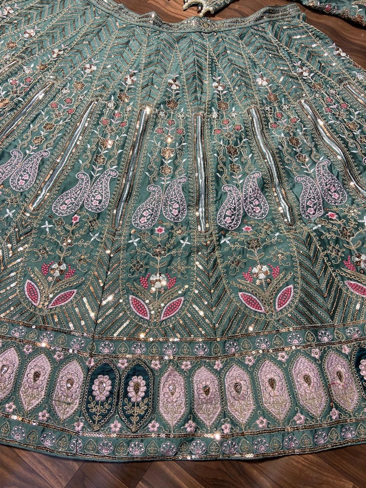 Pink Color Premium Kasturi Silk Embellished With Beautiful  Heavy Embroidery Work Lehenga