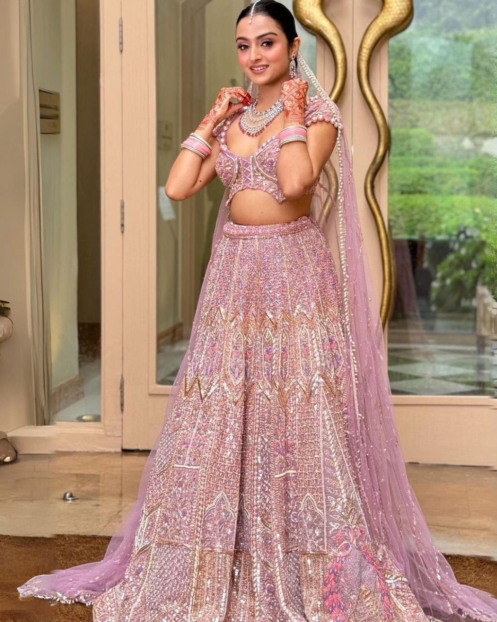 Pink Color Premium Kasturi Silk Embellished With Beautiful Multi Thread Embroidery - INSPIRED