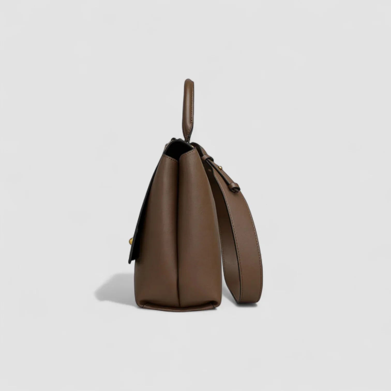 The Marlowe Top Handle in Pure Leather  - By Qivii