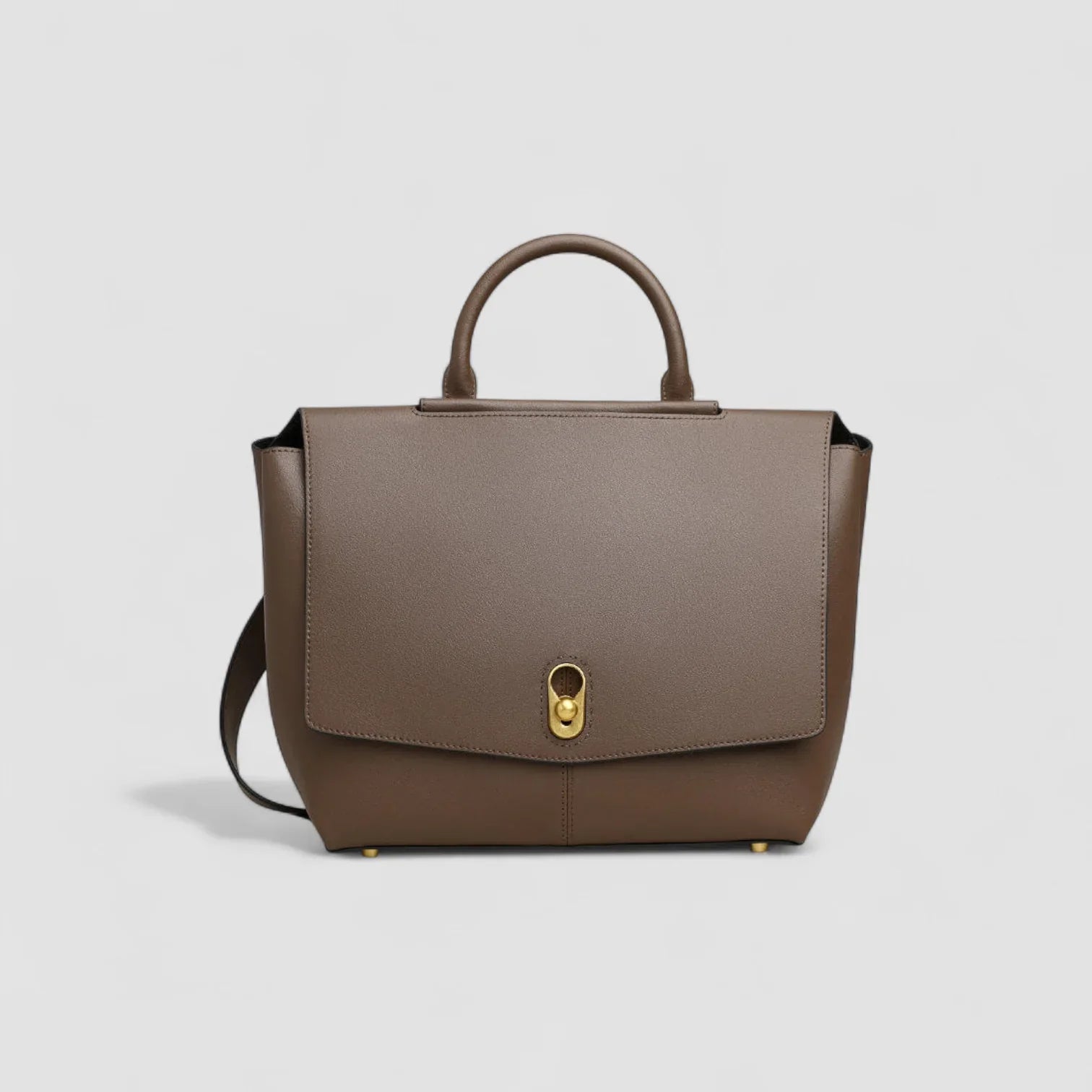 The Marlowe Top Handle in Pure Leather  - By Qivii