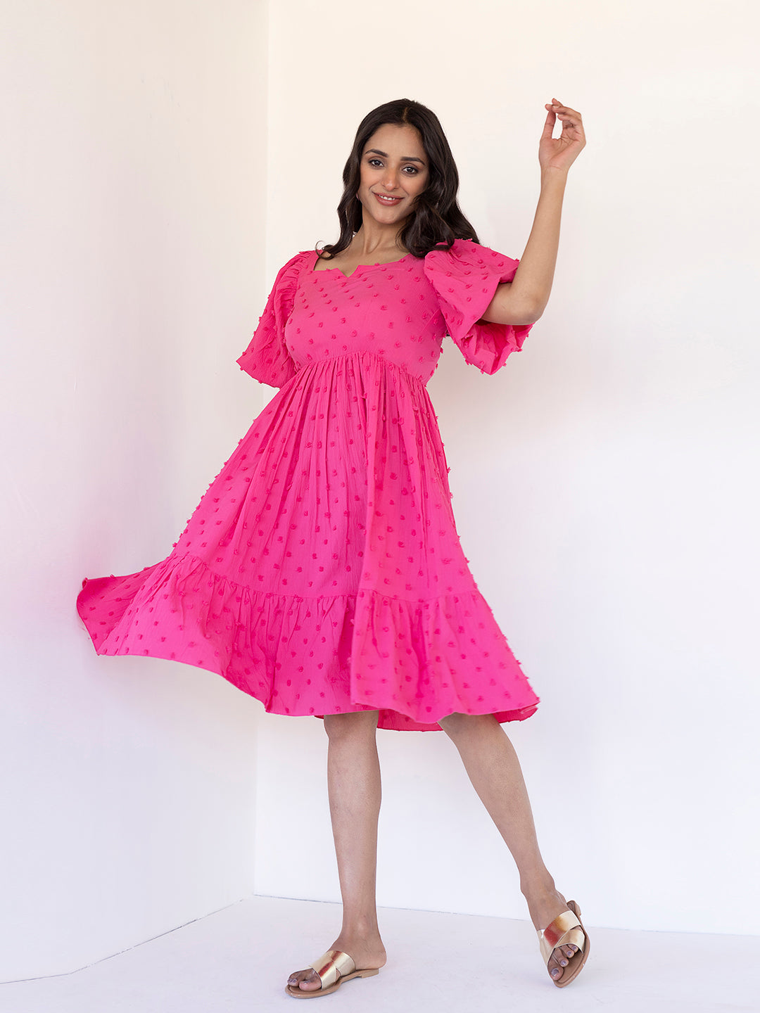 Honeysuckle Bow Dress  - By Ragavi - qivii