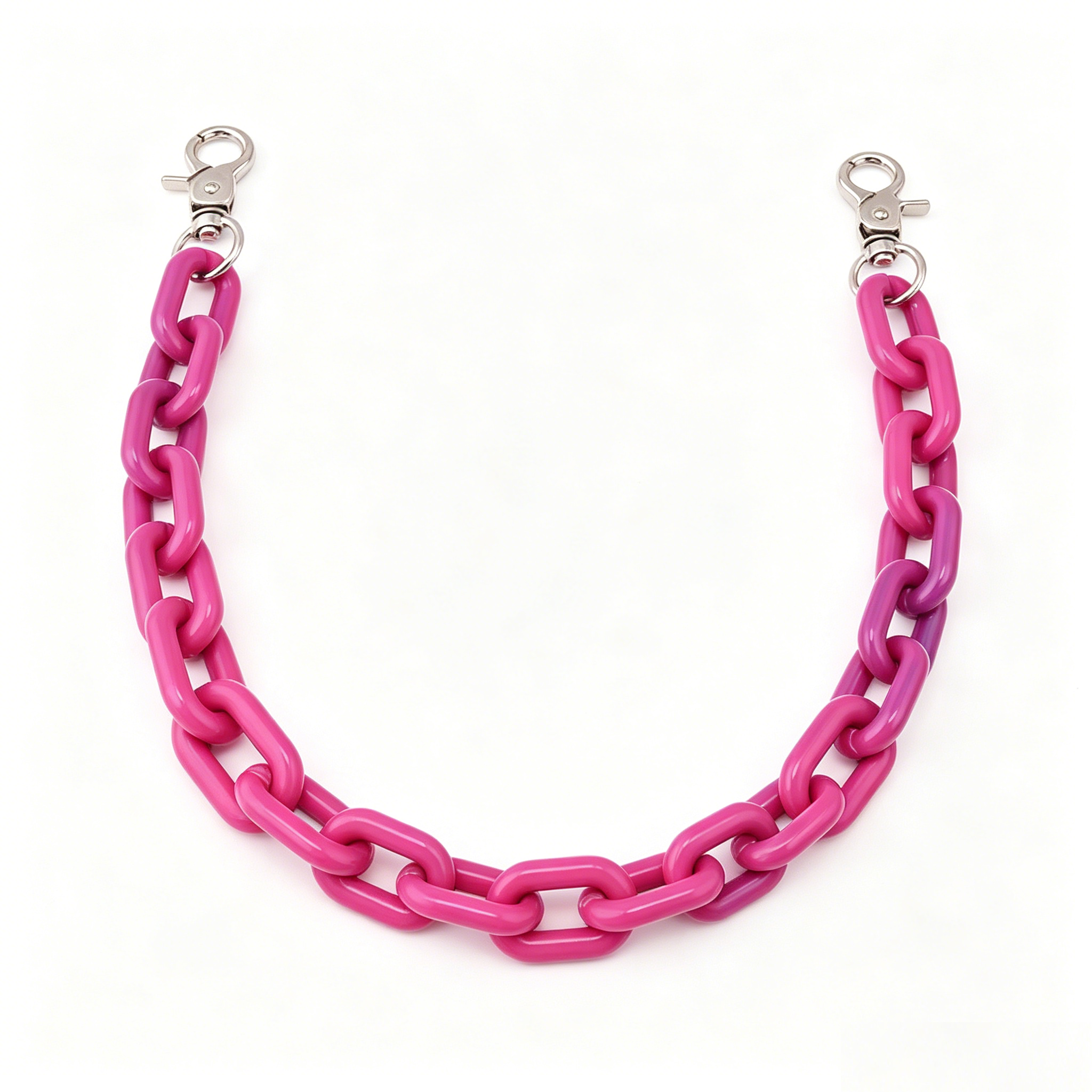 Ounamei Acrylic Chunky Bag Chain Strap – 50cm Lightweight Statement Purse Charm