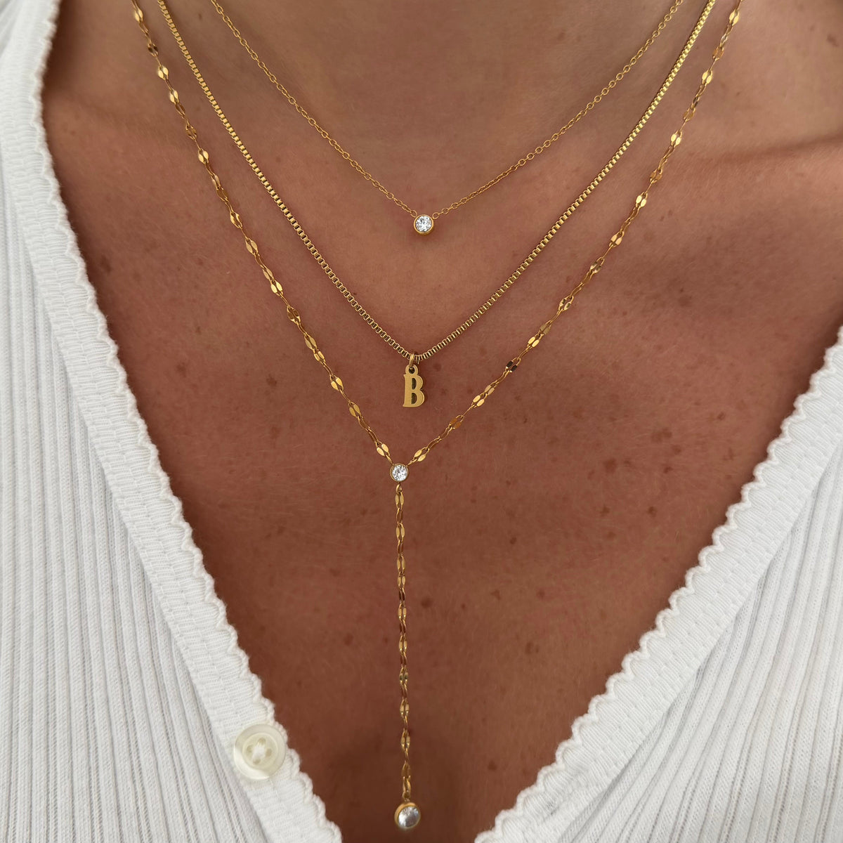 Falling Star Lariat Necklace | By Qivii