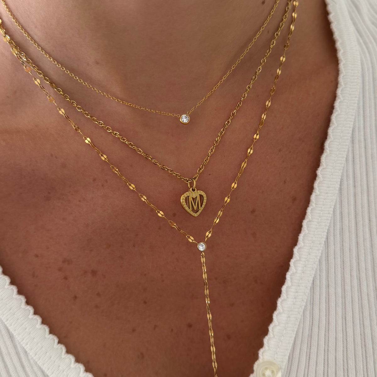 Falling Star Lariat Necklace | By Qivii