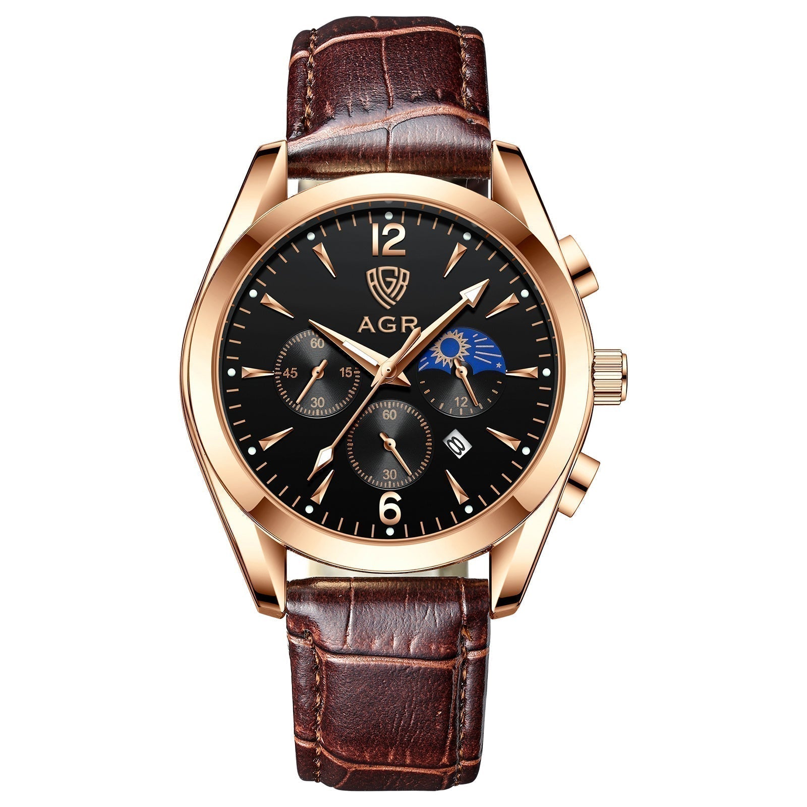 Klassieke Elegant Horloge  - By Qivii