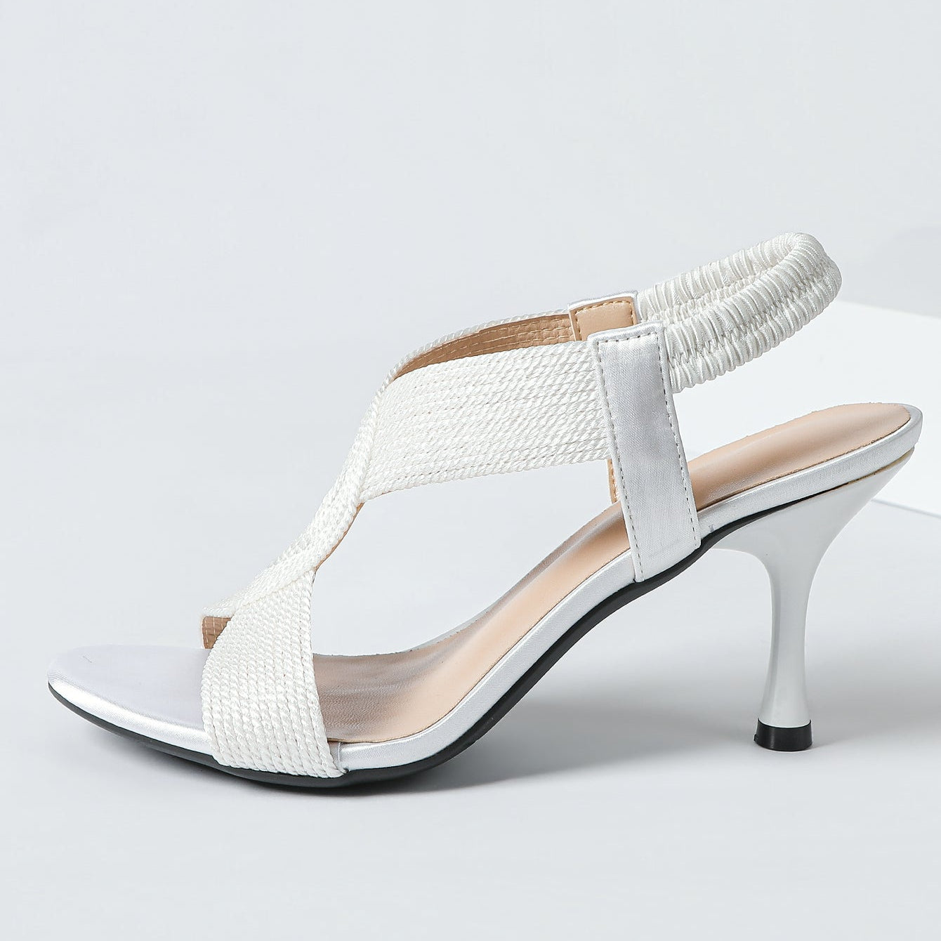 Women's Thea Braid Artisan Stiletto Sandals – Handwoven Open-Toe Roman Heels (US 4–10.5)