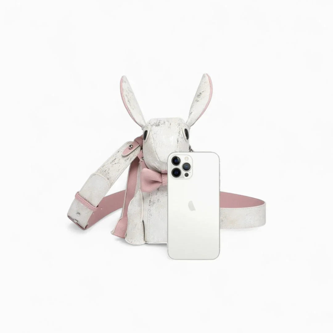 Bunny Belle Crossbody in Vegan Leather  - By Qivii