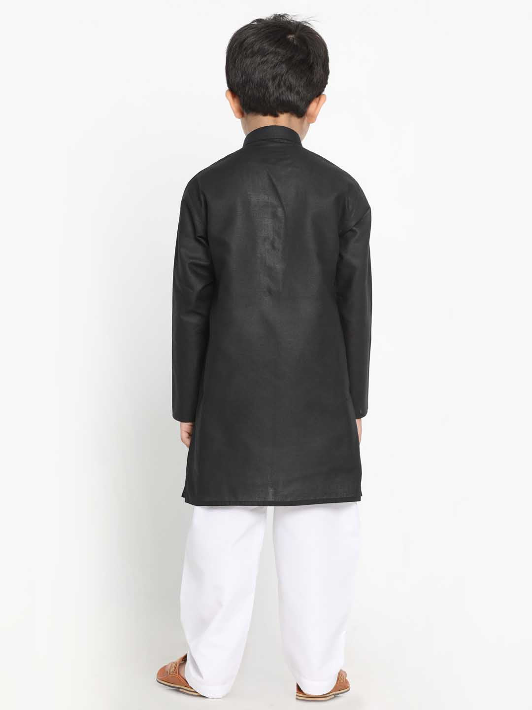 Vastramay Boy's Cotton Kurta and Pyjama Set