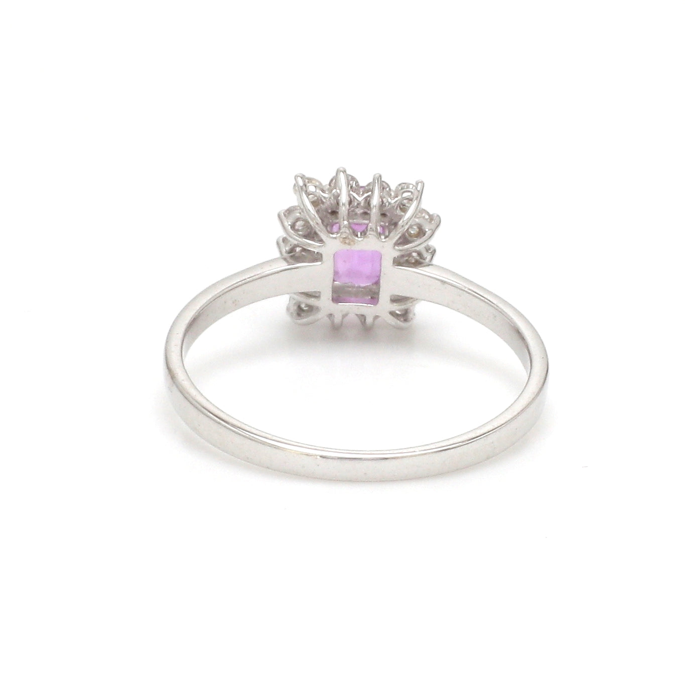 JPRG-3102/8112 Pink Sapphire Octagon With Diamond Ring