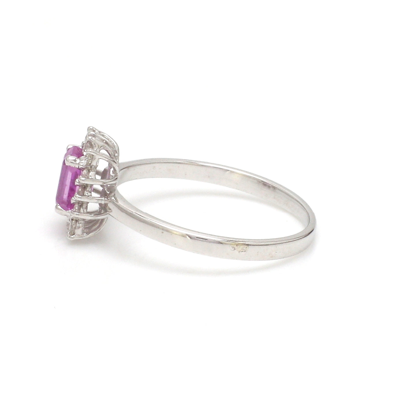 JPRG-3102/8112 Pink Sapphire Octagon With Diamond Ring