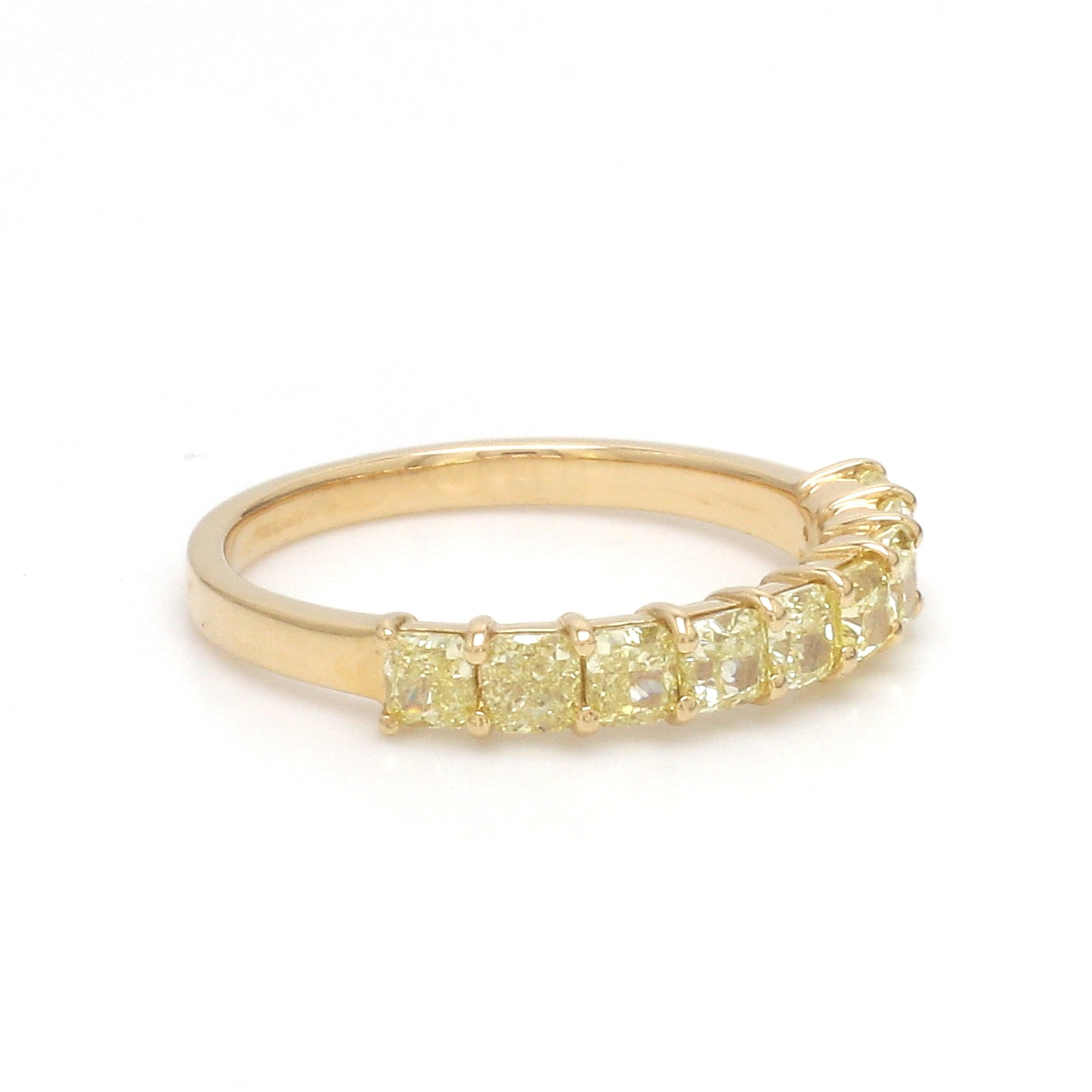 JPRG-3459/8837 Yellow Diamond Half Ring