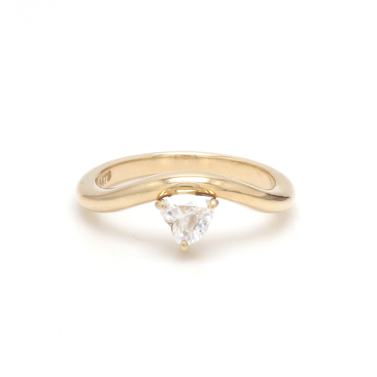 JPRG-3478/8891 Lab Grown Diamond Heart Wave Ring