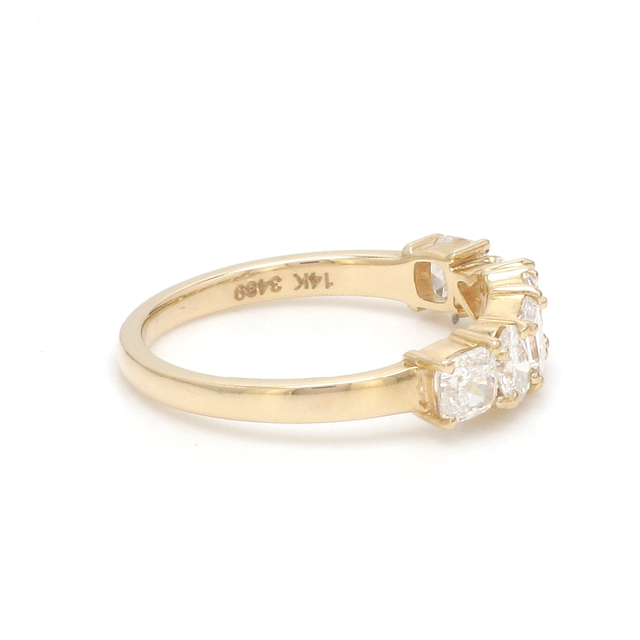 JPRG-3489/8902 Lab Grown Diamond Mix Shape Half Ring