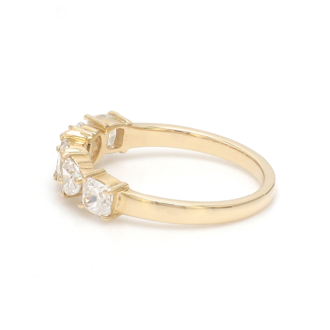 JPRG-3489/8902 Lab Grown Diamond Mix Shape Half Ring