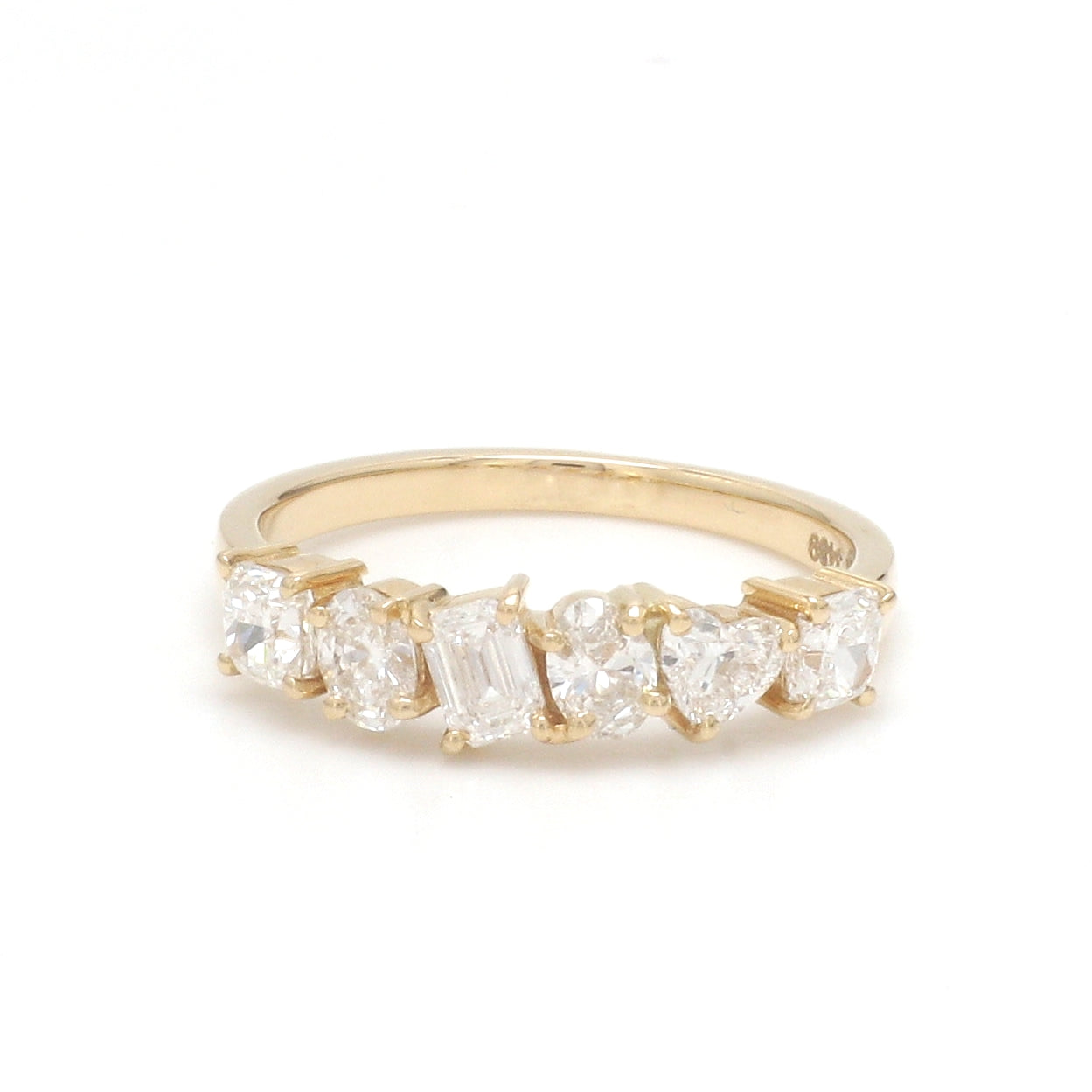 JPRG-3489/8902 Lab Grown Diamond Mix Shape Half Ring