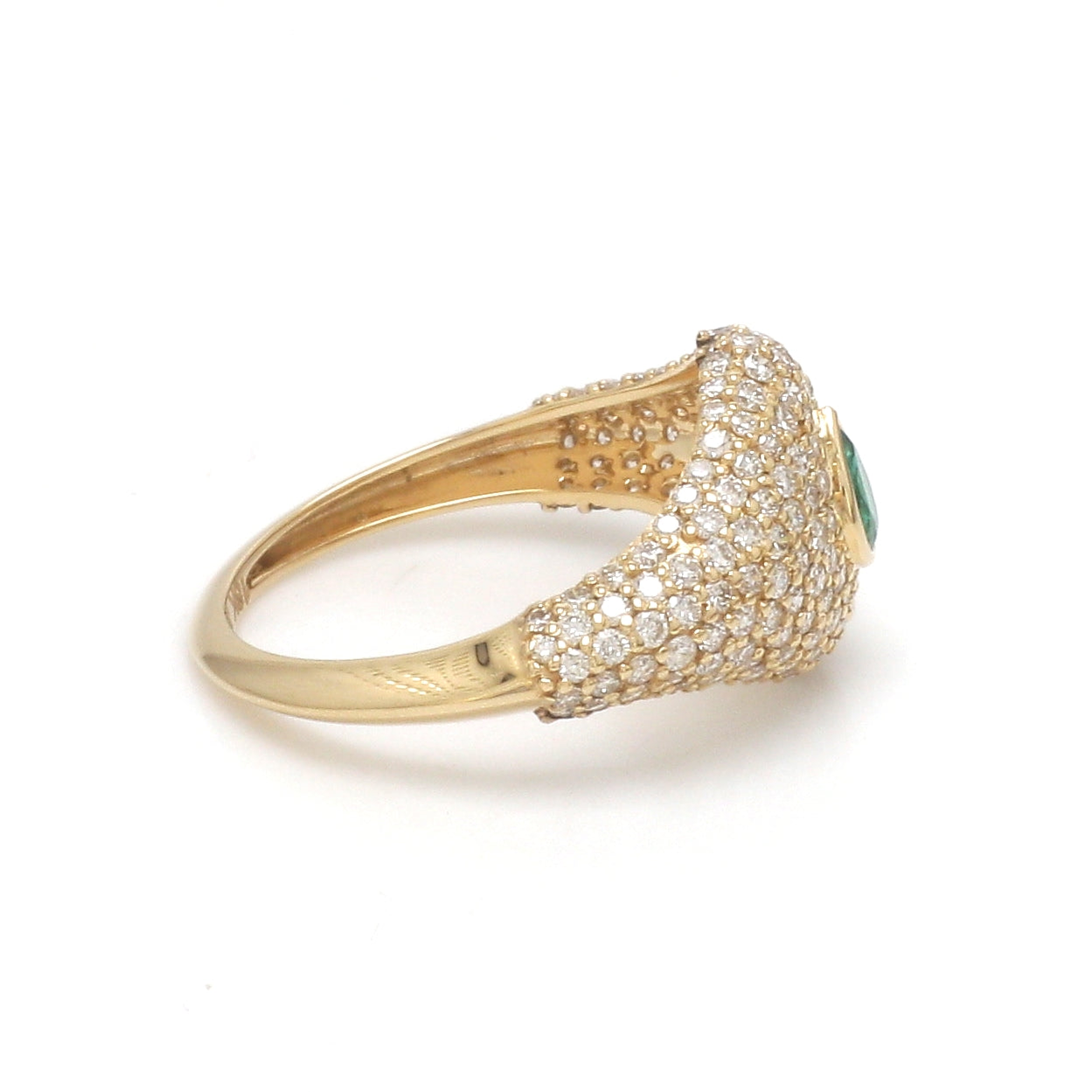 JPRG-3579/9089 Diamond Emerald Ring