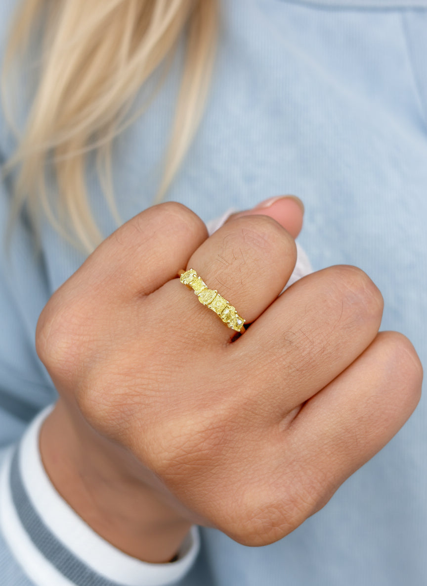 JPRG-3600/9131 Yellow Diamond Ring