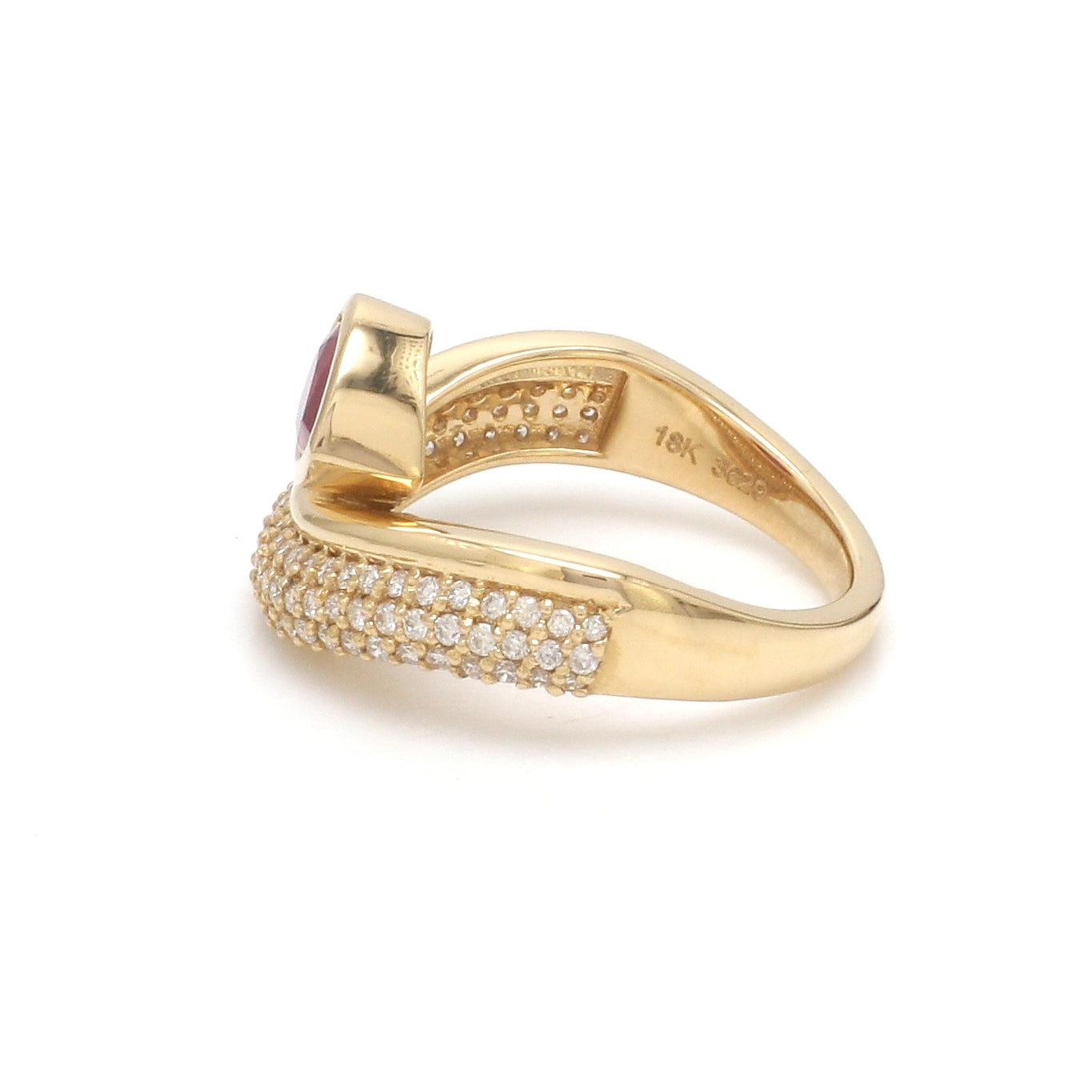 JPRG-3629/9169 Diamond Ruby Ring