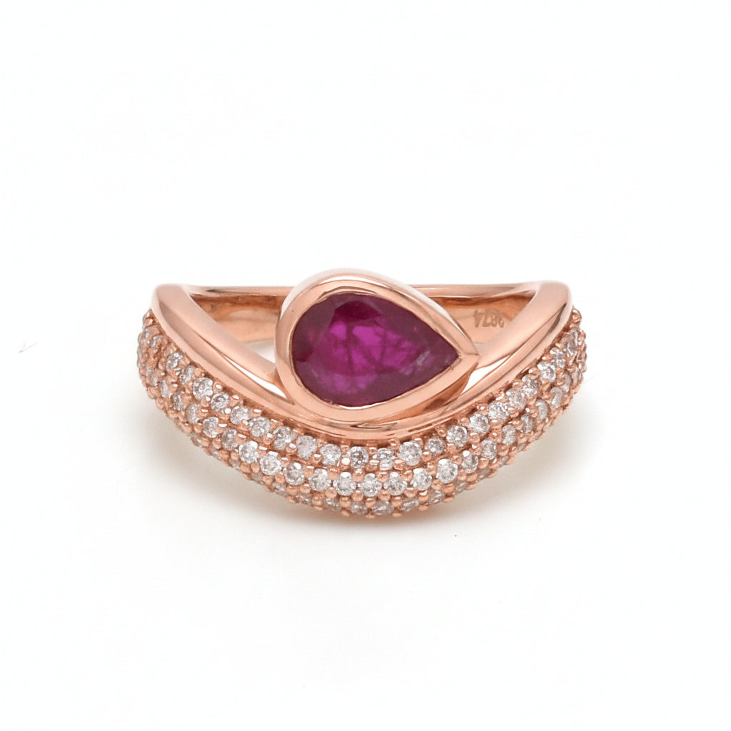 JPRG-3674/9262 Ruby Diamond Ring