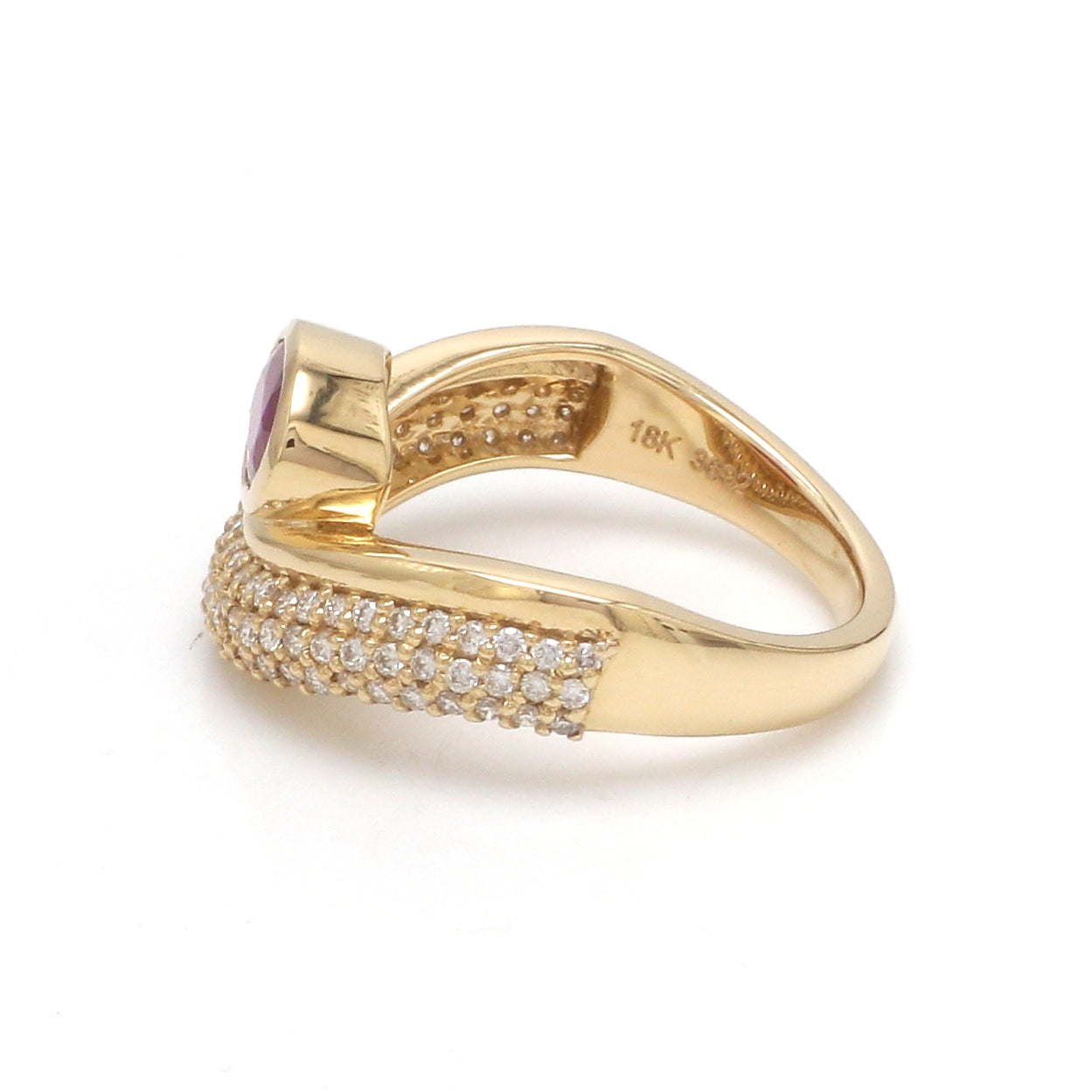 JPRG-3692/9280 Diamond Ruby Ring