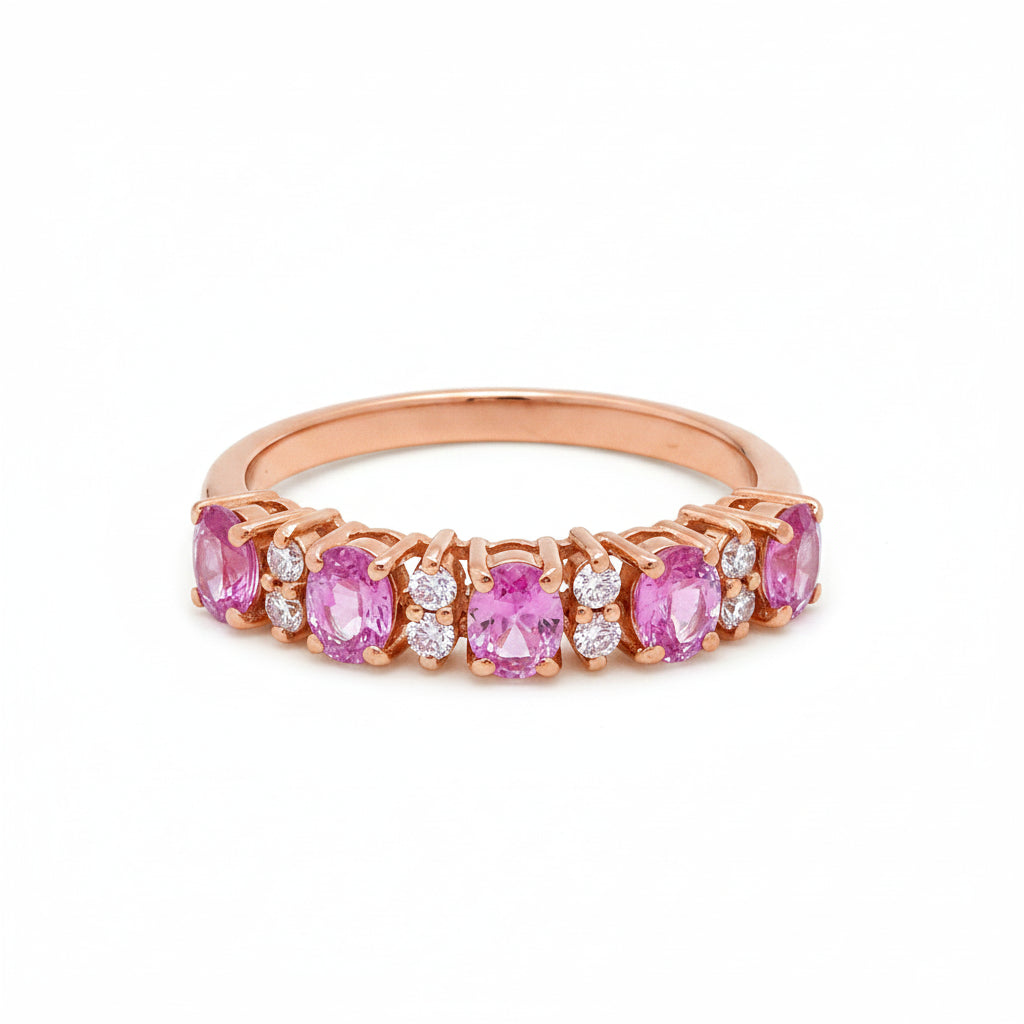 JPRG-3695/9283 Pink Sapphire Diamond Ring