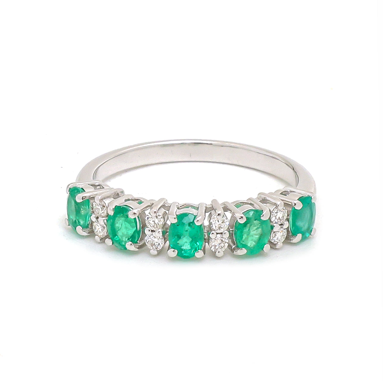 JPRG-3696/9284 Emerald Diamond Ring