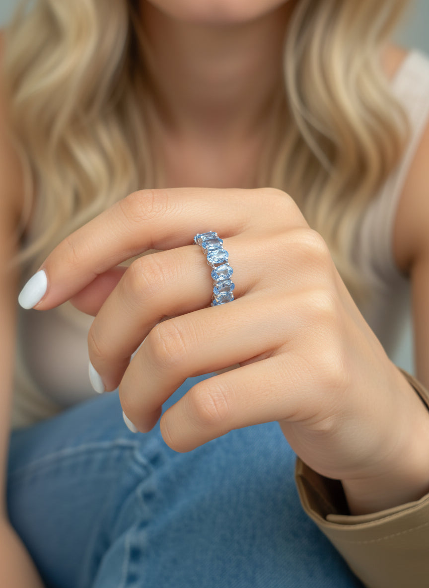 JPRG-3697/9301 Blue Sapphire Ring