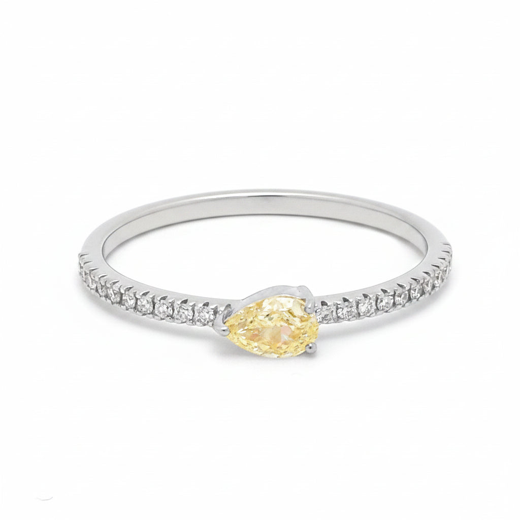 JPRG-3706/9310 Yellow Diamond Diamond Ring