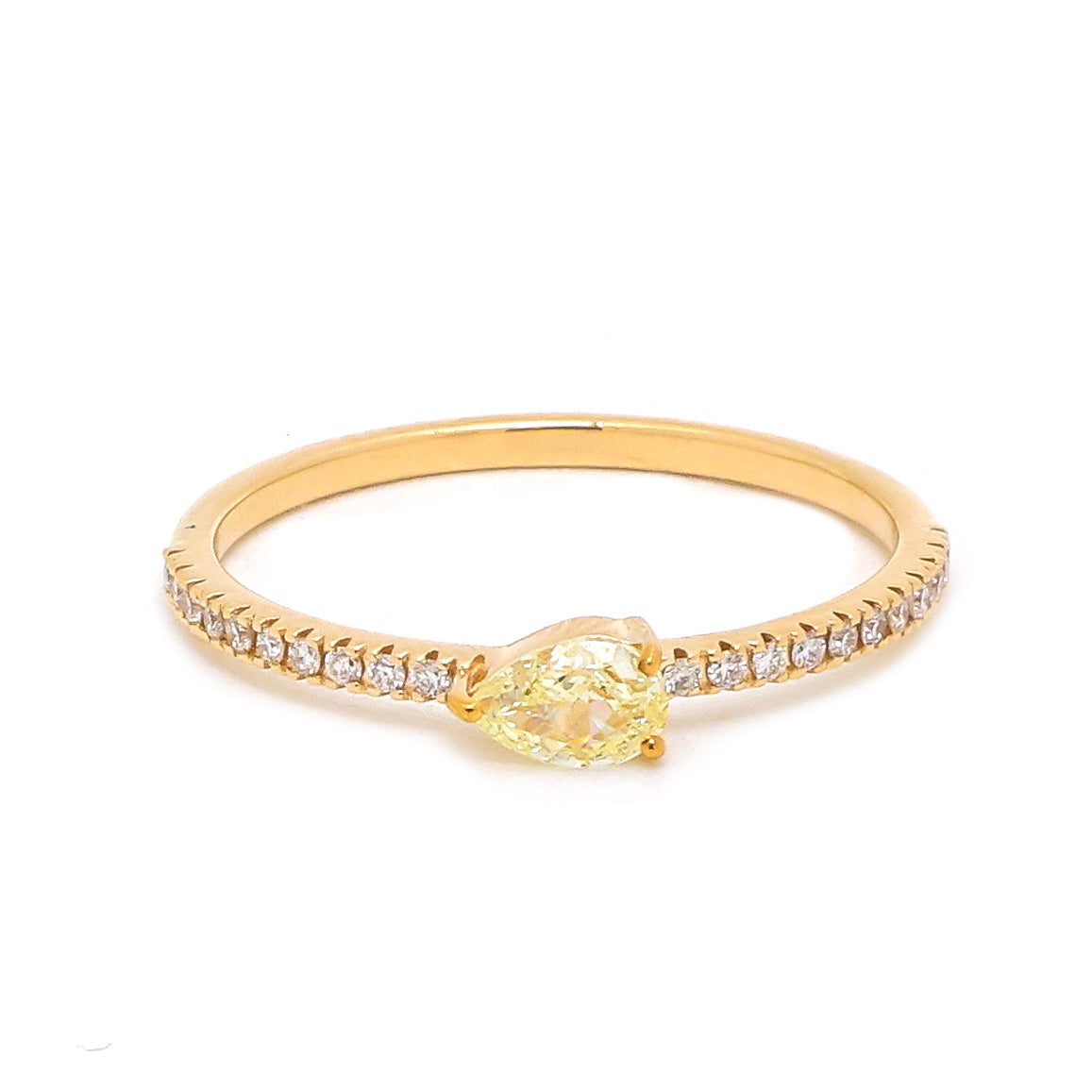 JPRG-3706/9310 Yellow Diamond Diamond Ring
