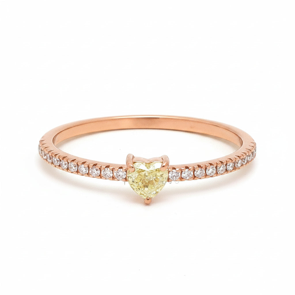 JPRG-3708/9321 Yellow Diamond Diamond Ring