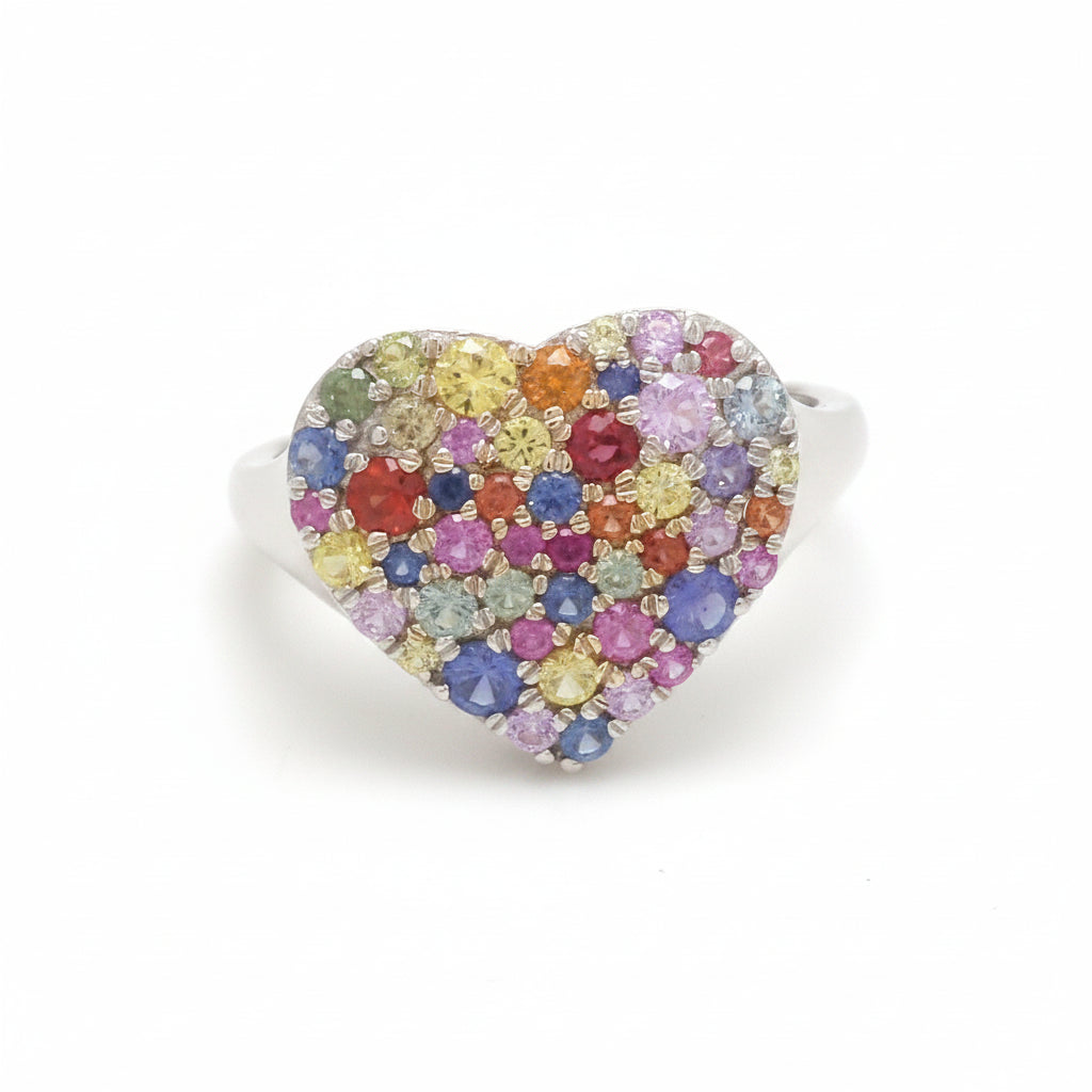 JPRG-3738/9346 Rainbow Sapphire Ring