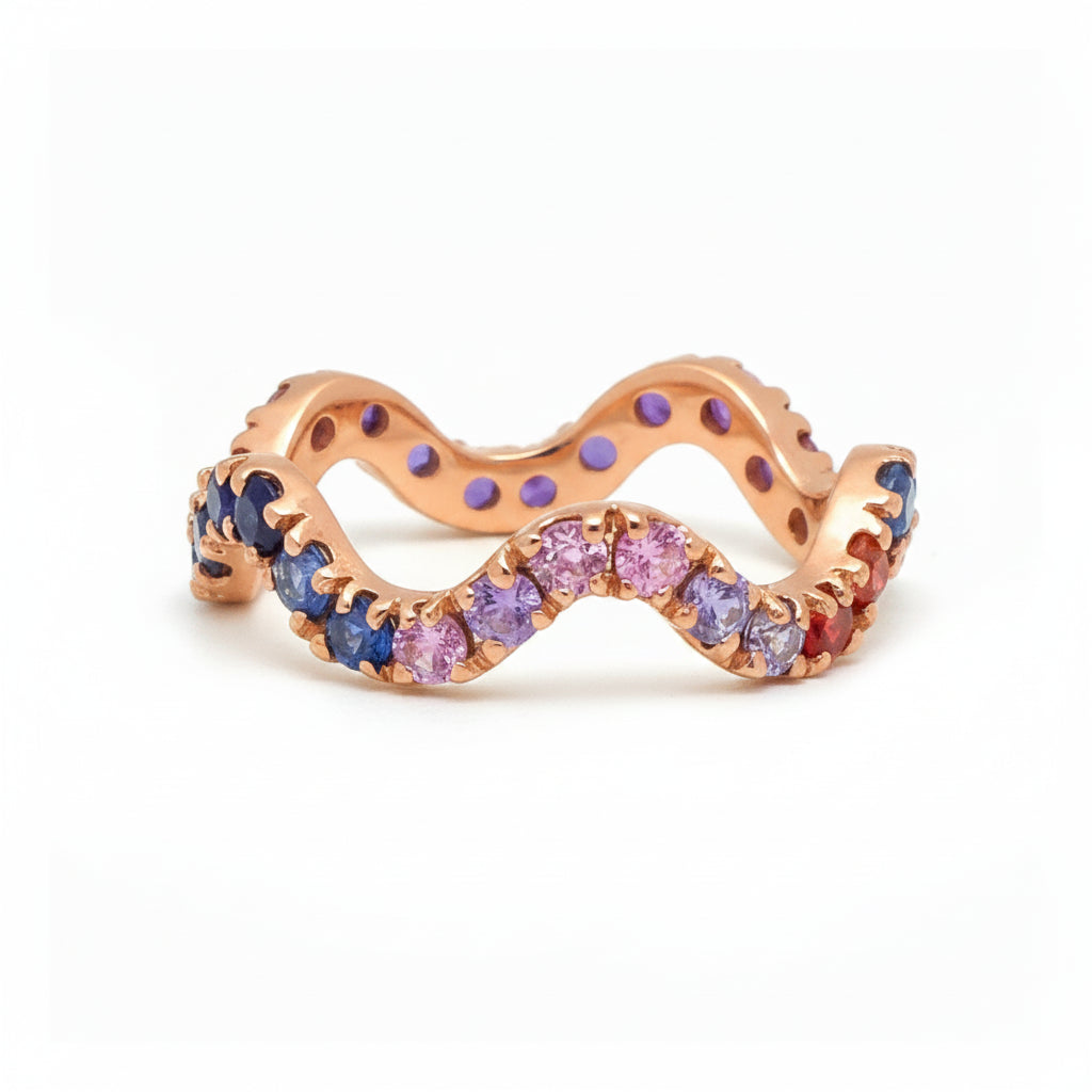 JPRG-3740/9348 Rainbow Sapphire Ring