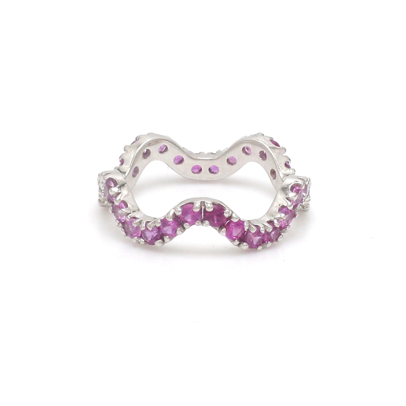 JPRG-3764/9393 Diamond Pink Sapphire Ring