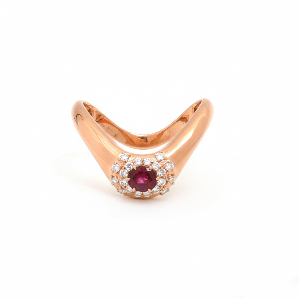 JPRG-3865/9589 Ruby Diamond Ring