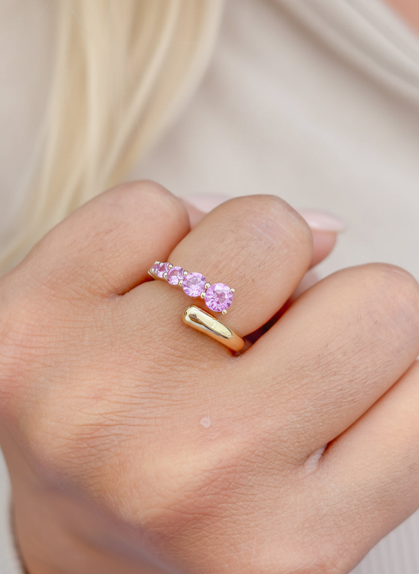JPRG-3869/9593 Pink Sapphire Ring