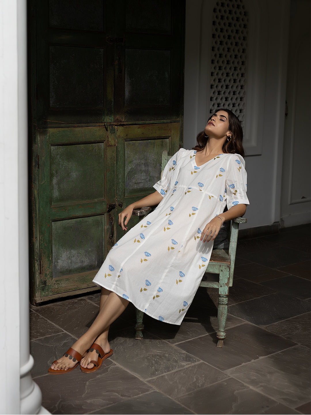 Kria White Dress  - By Ragavi - qivii