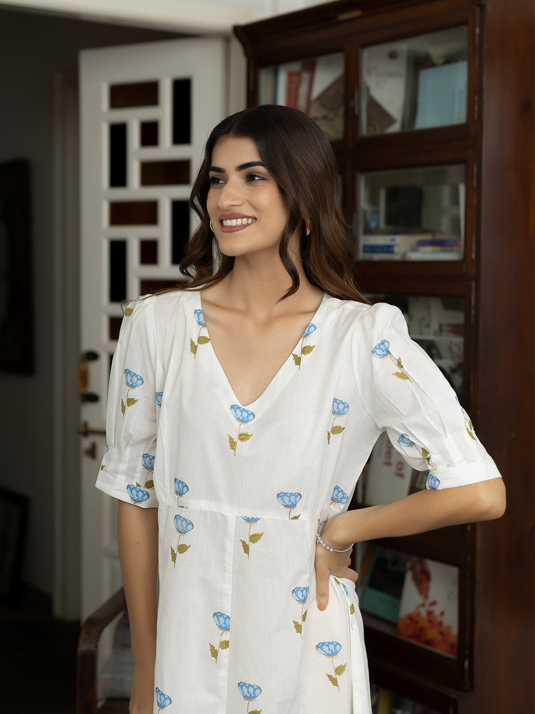 Kria White Dress  - By Ragavi - qivii