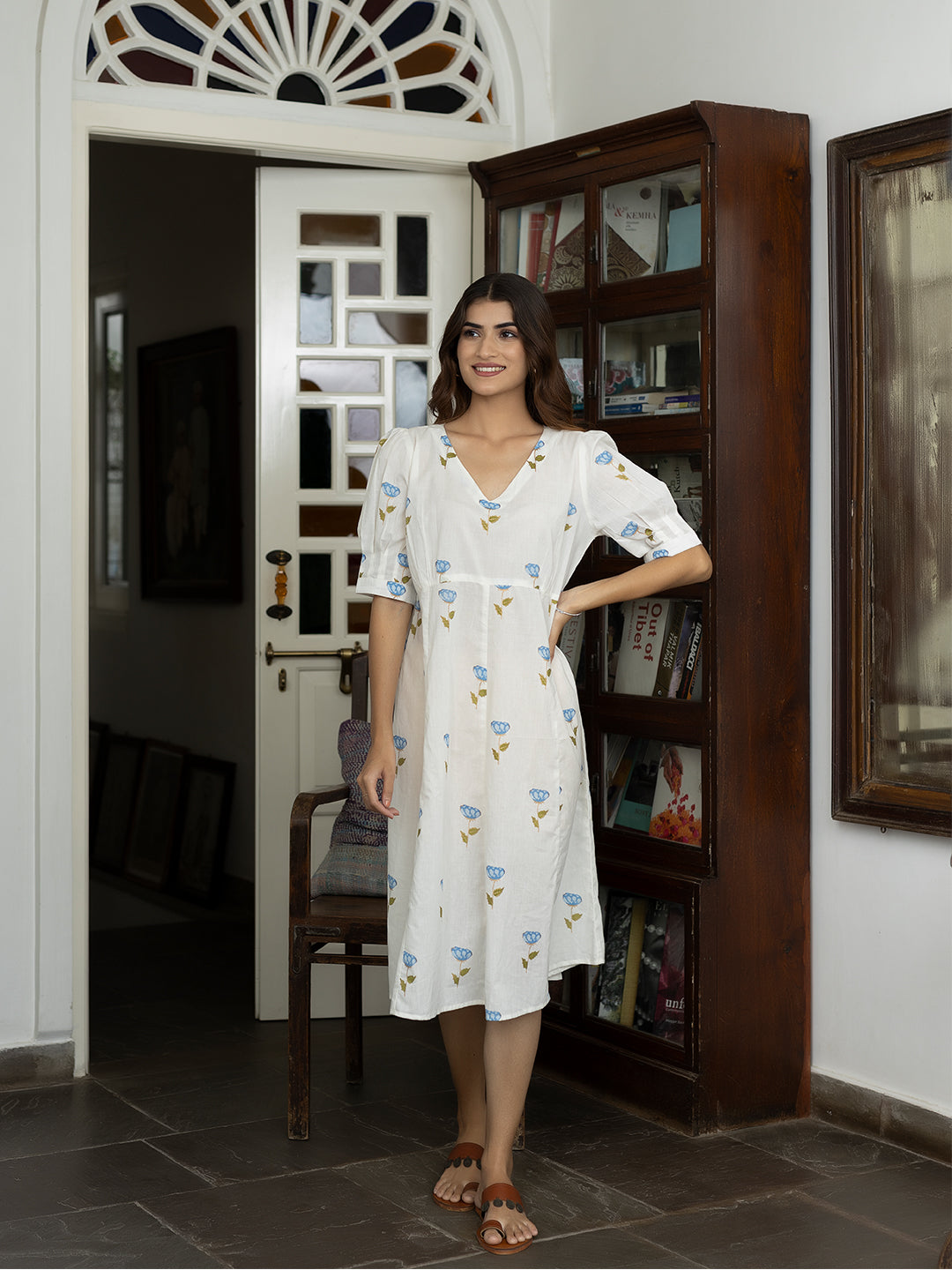 Kria White Dress  - By Ragavi - qivii