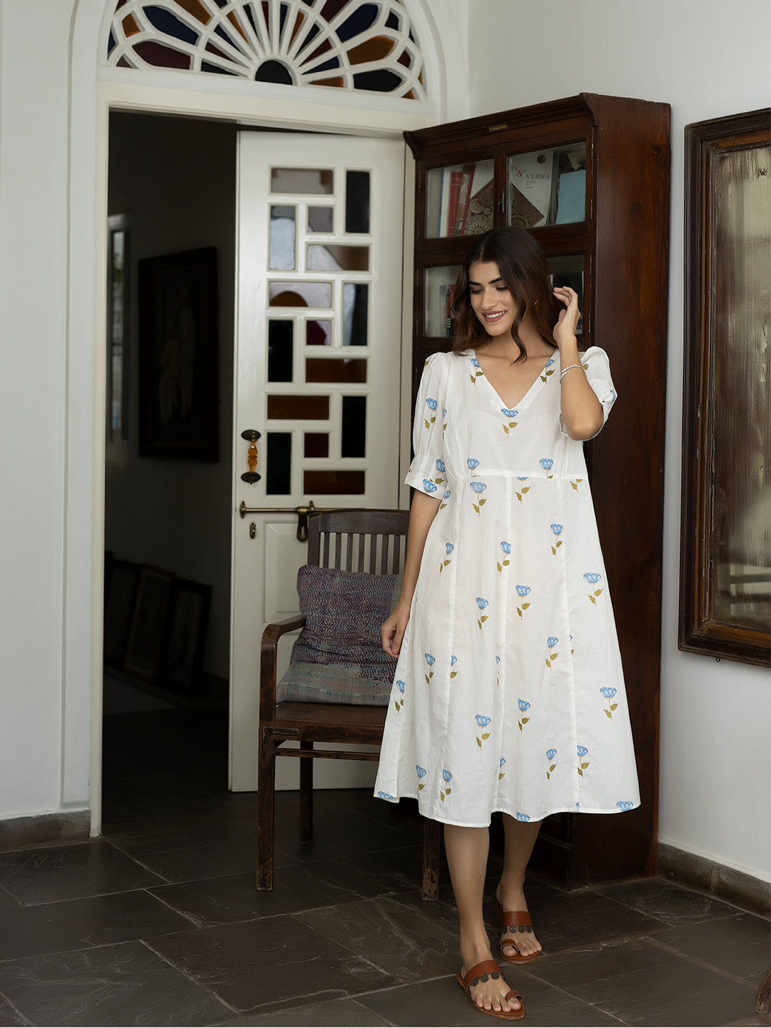 Kria White Dress  - By Ragavi - qivii