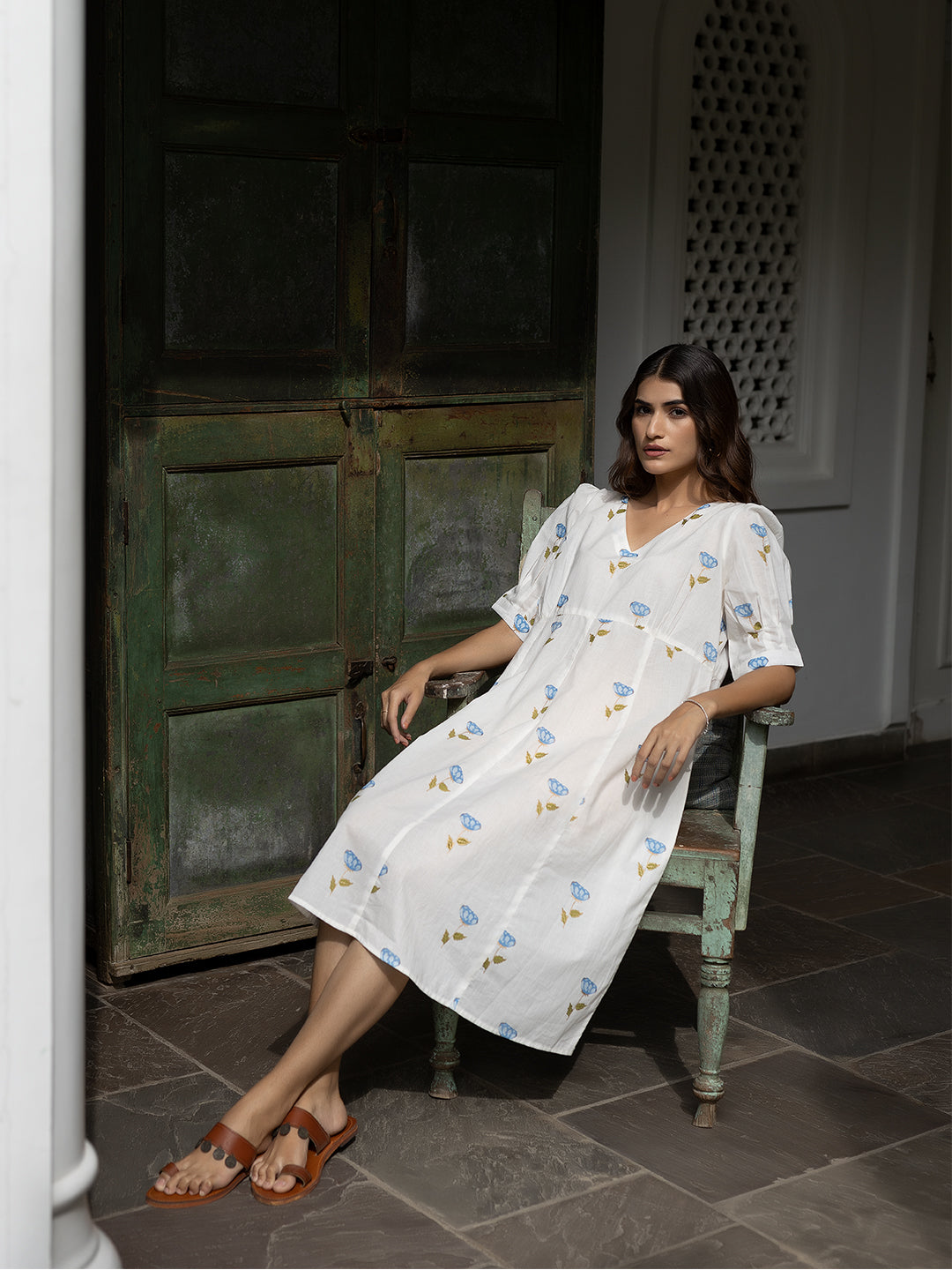 Kria White Dress  - By Ragavi - qivii