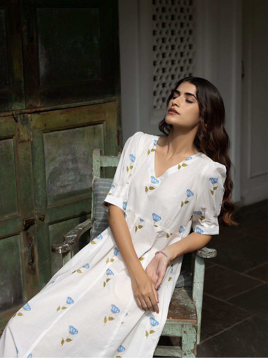 Kria White Dress  - By Ragavi - qivii