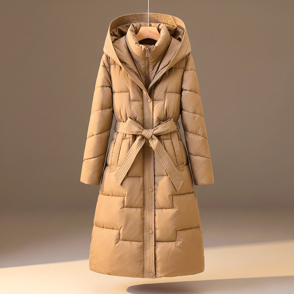 Anastasia Quilted Hooded Coat  - By Qivii