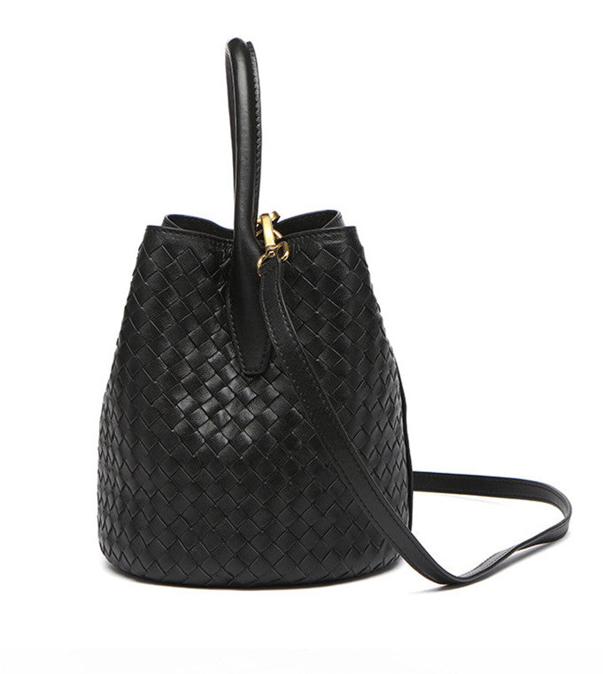 Diana Woven Bucket Bag