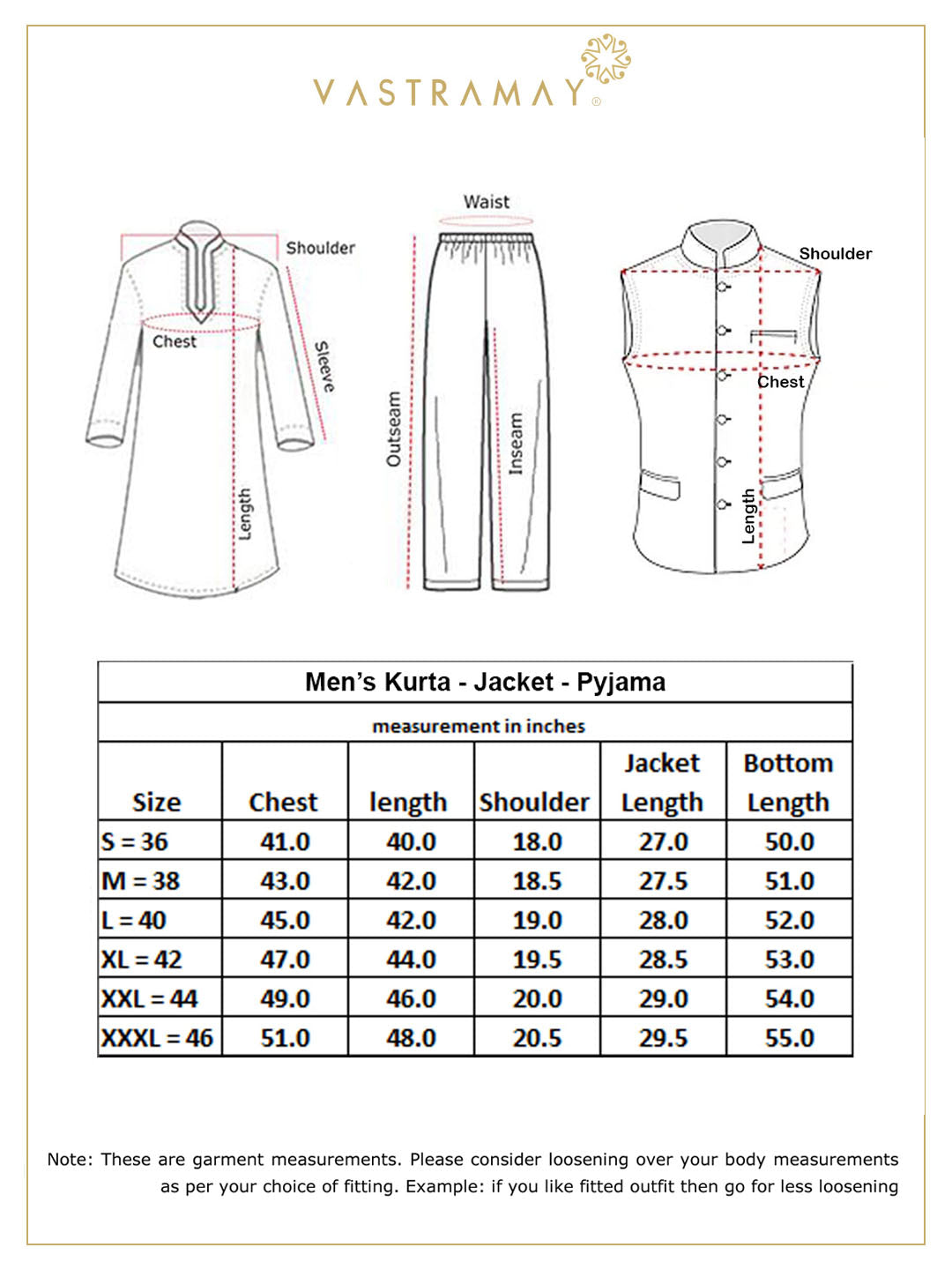 VASTRAMAY Men's Turquoise Ikkat Printed Cotton Nehru Jacket With Mustard Kurta And White Pyjama Set