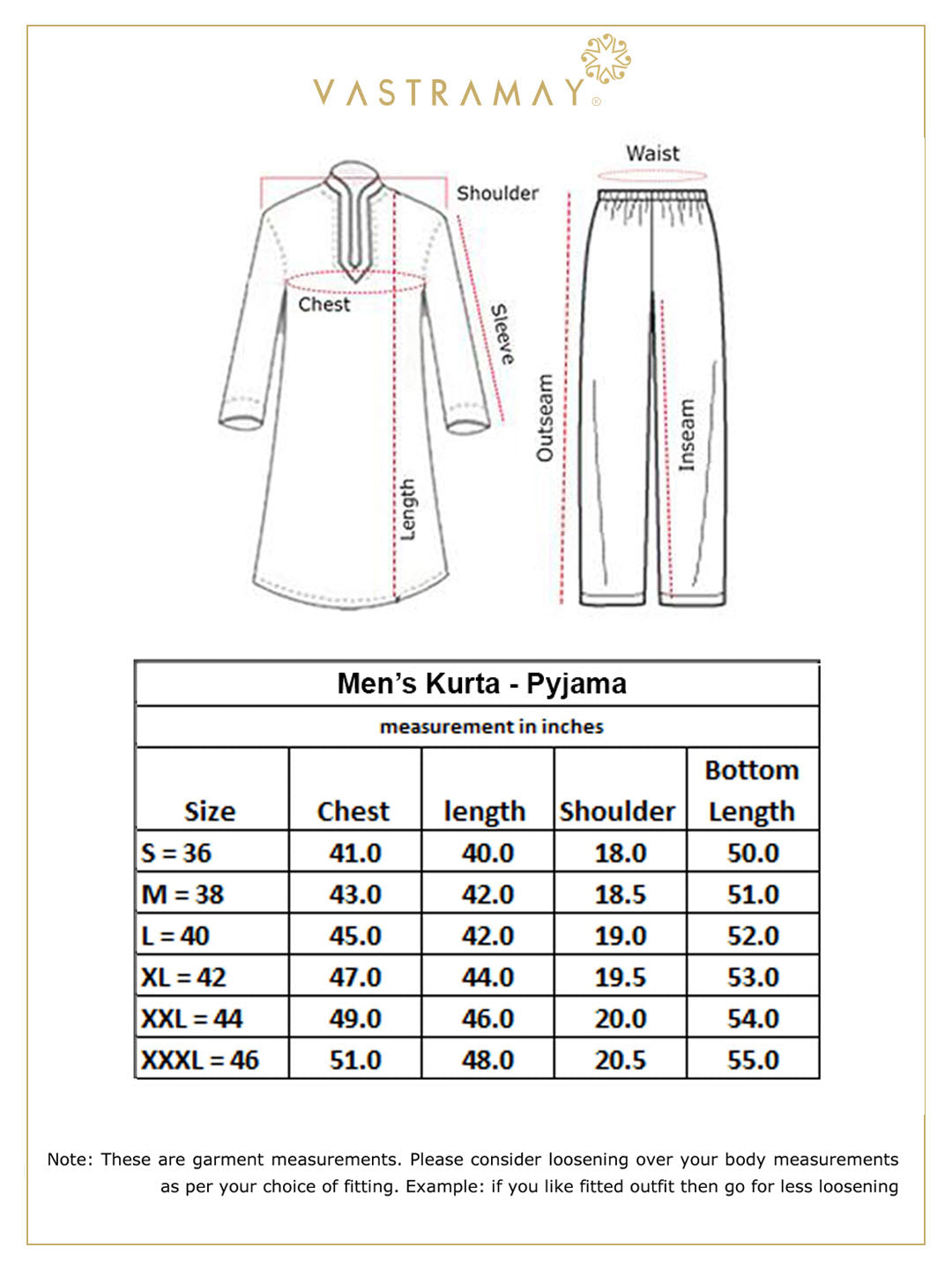 VASTRAMAY Men's White Cotton Linen Blend Kurta Churidar Set